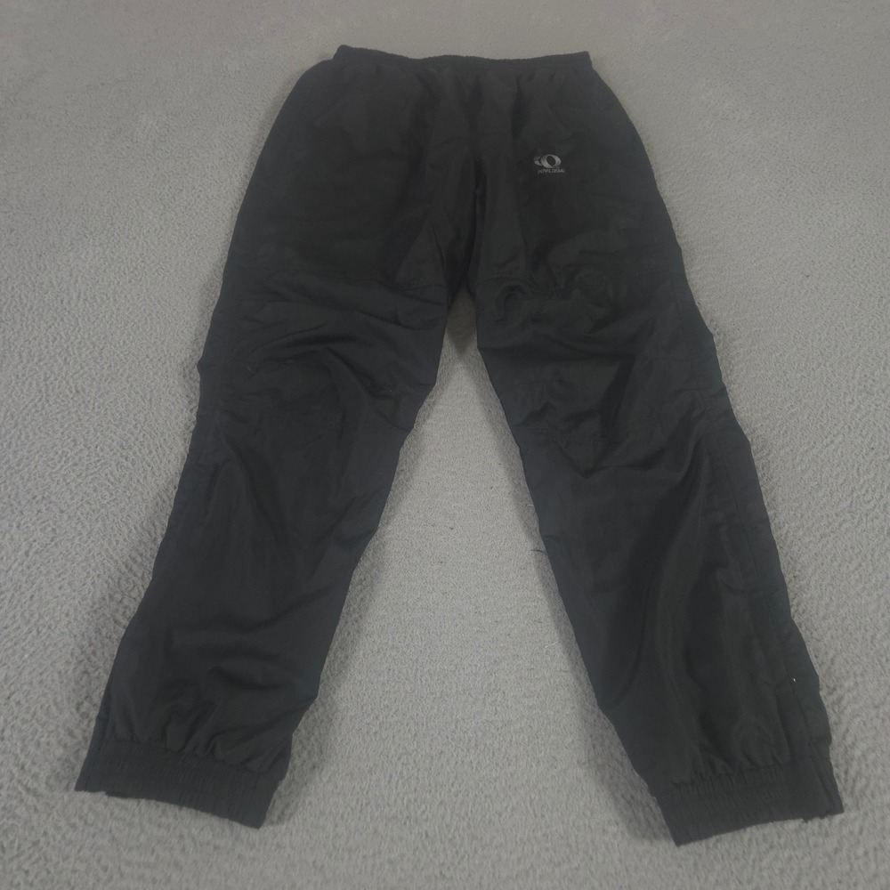 Pearl Izumi Pants Mens L Black Zephrr Rain Polyester Elastic Waist Jogger Leg